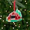 Camping Tent with Campfire Christmas Ornament - 3.25"